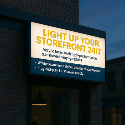 Outdoor signs and banners in Niagara Region Canada - weather-resistant vinyl signage for real estate, events, business promotion