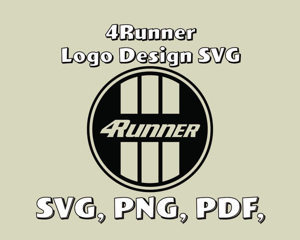 Toyota 4Runner Trd Logo Svg Digital Download For Cricut And Silhouette Perfect For Decals Stickers T Shirts And Wall Art