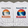 Pro-Grade Gang Sheet Transfers | Roland BN-20 Prints | Niagara - Niagara Stands Out