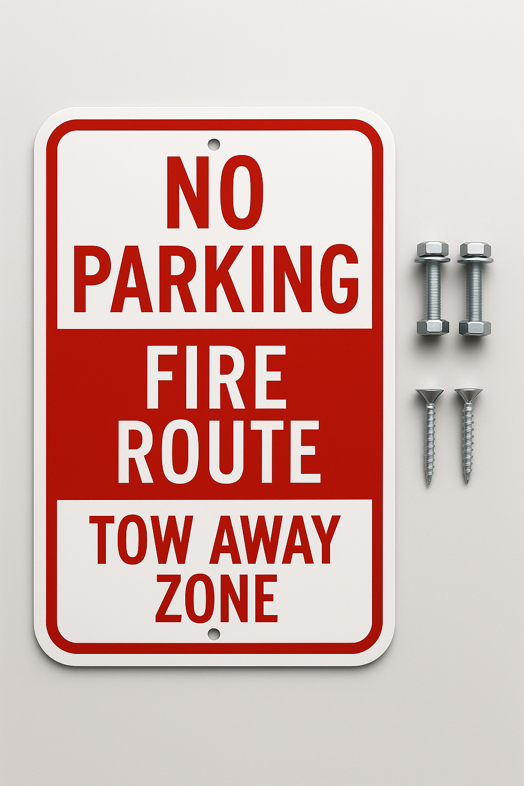 Fire Route Signs Niagara ā Professional Text Layout | No Parking Fire Route Tow Away Zone Niagara Stands Out