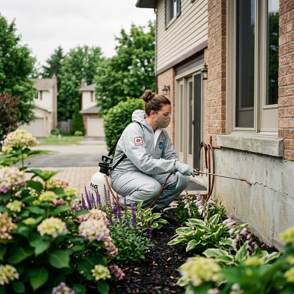 Pest Control professional in Peterborough, Ontario — editorial portrait.