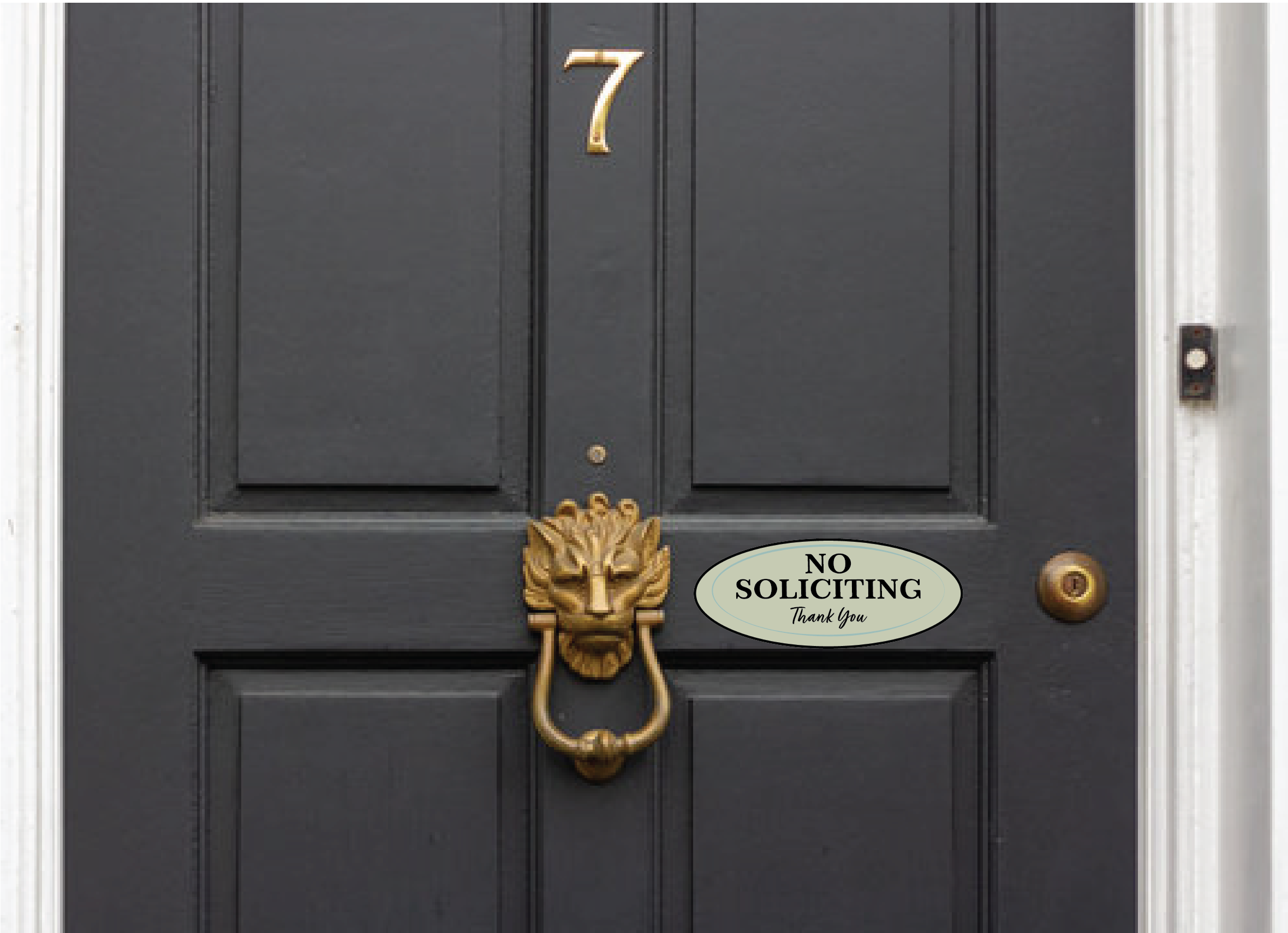 No-Soliciting-Door-Decals Niagara Stands Out