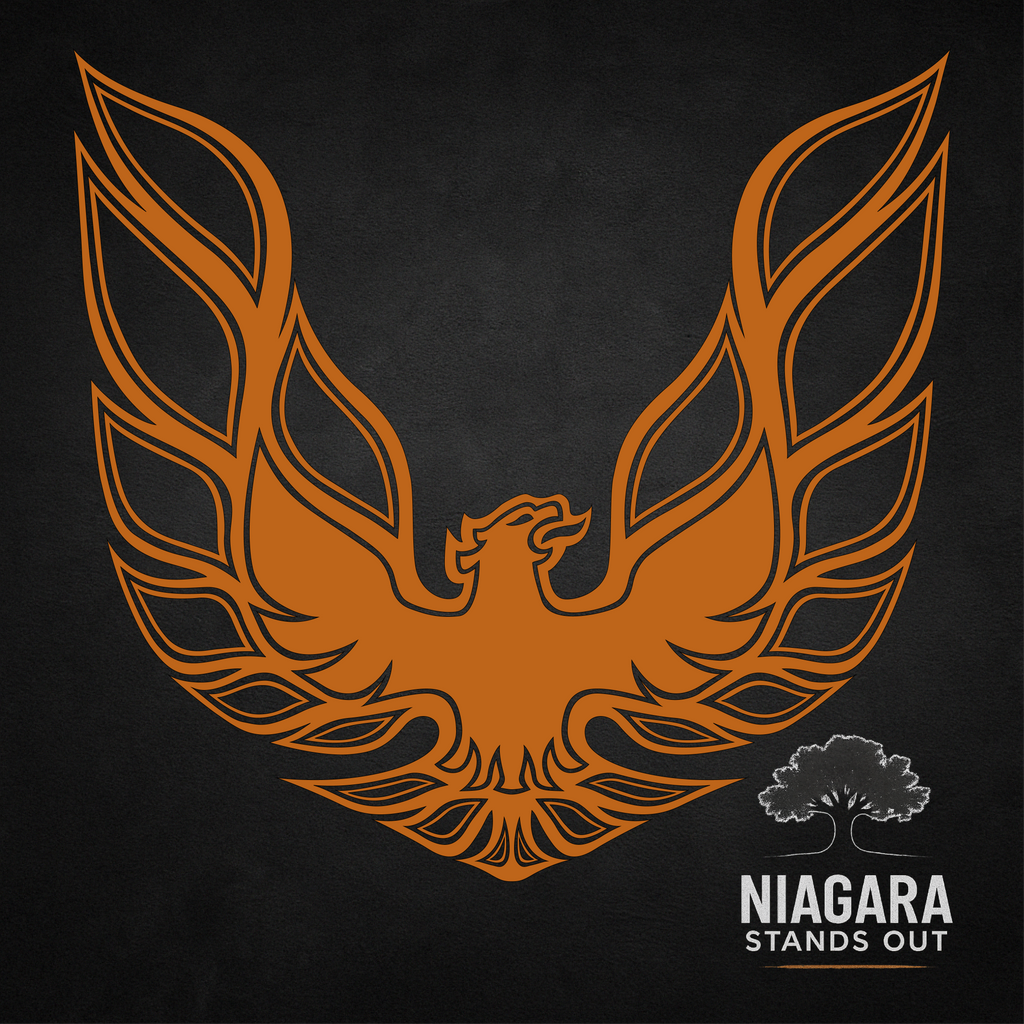 Phoenix Firebird Car Decals Canada | Trans Am Style | Classic Muscle Niagara Stands Out