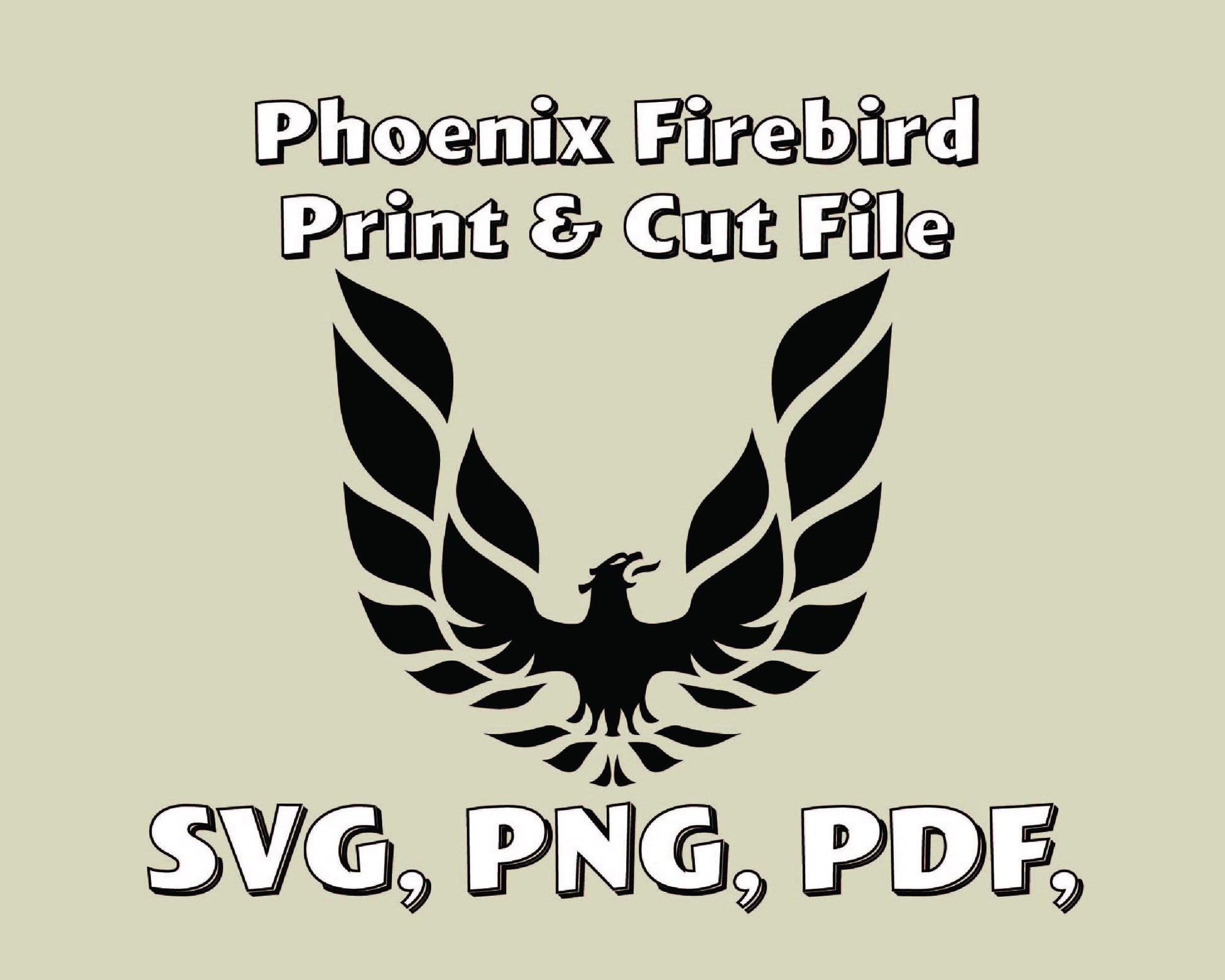 Phoenix Firebird SVG - Digital Crafting File for Cricut & Silhouette
