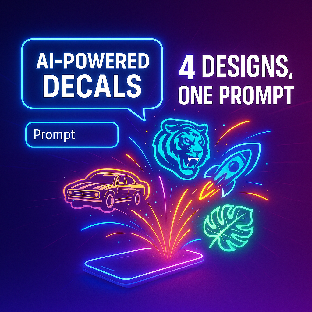 AI Decal Generator | Create Custom Stickers with AI Instantly