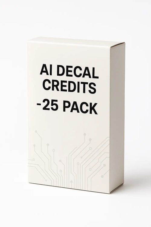 AI Decal Credits - 25 Pack - Niagara Stands Out