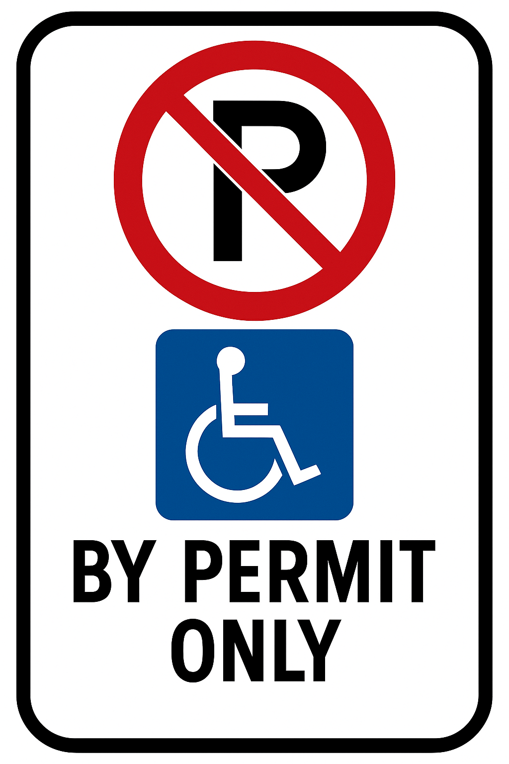 AODA Type A Accessible Parking Sign - Van Accessible Niagara Stands Out