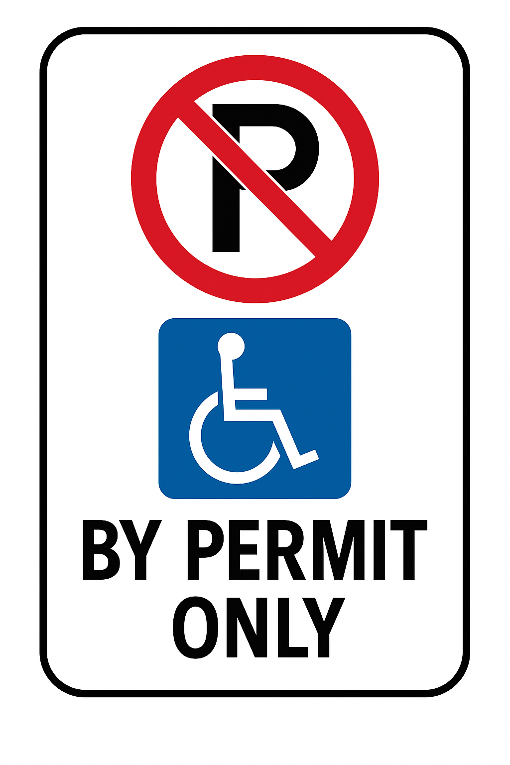 AODA Type B Accessible Parking Sign - Standard Niagara Stands Out