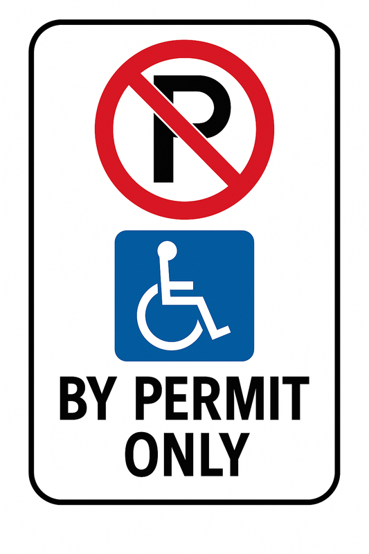 AODA Type B Accessible Parking Sign - Standard Niagara Stands Out