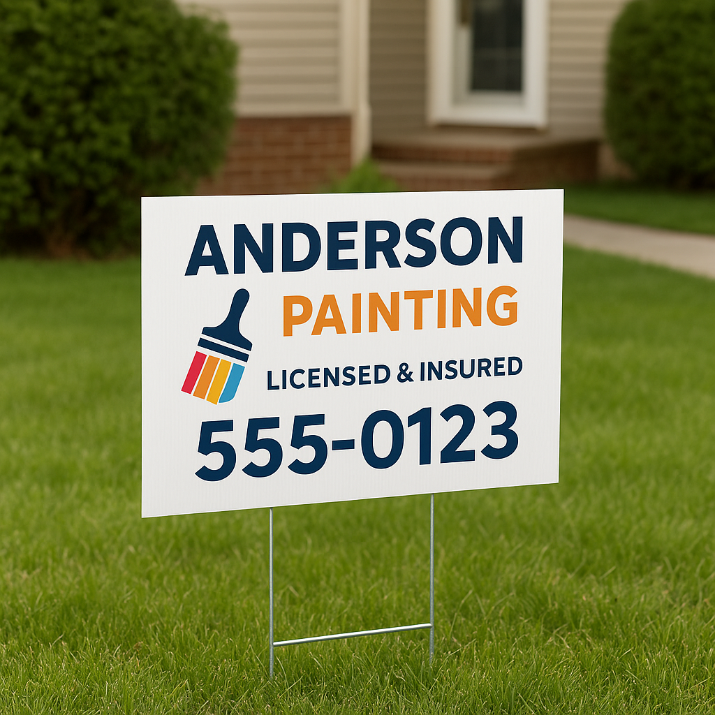 Custom Yard Signs Niagara | Fast 24-Hr Local Printing