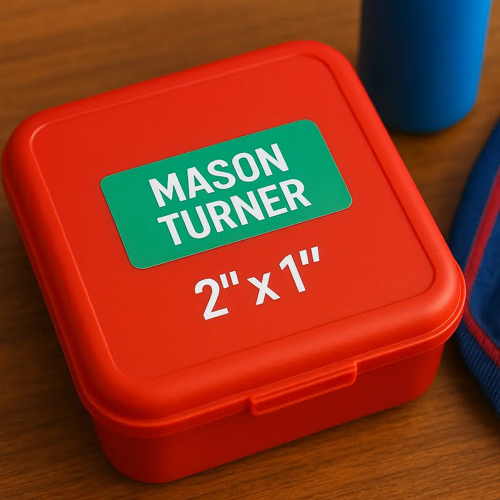 Kids Name Labels | Waterproof School Labels | Dishwasher Safe Name Stickers Niagara Stands Out