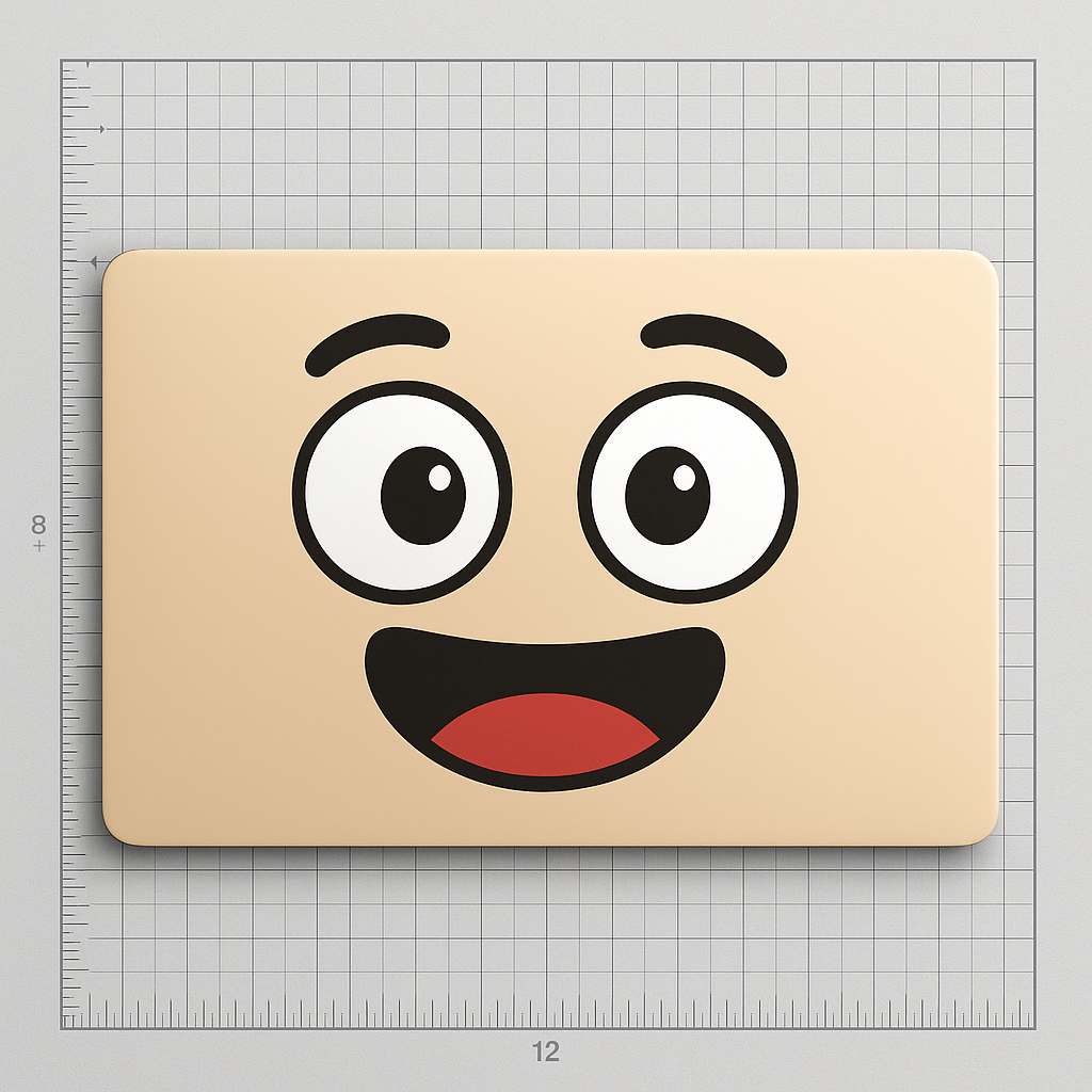 Laptop Lid Mini-Me Cartoon Wraps - MacBook & Surface Compatible Niagara Stands Out
