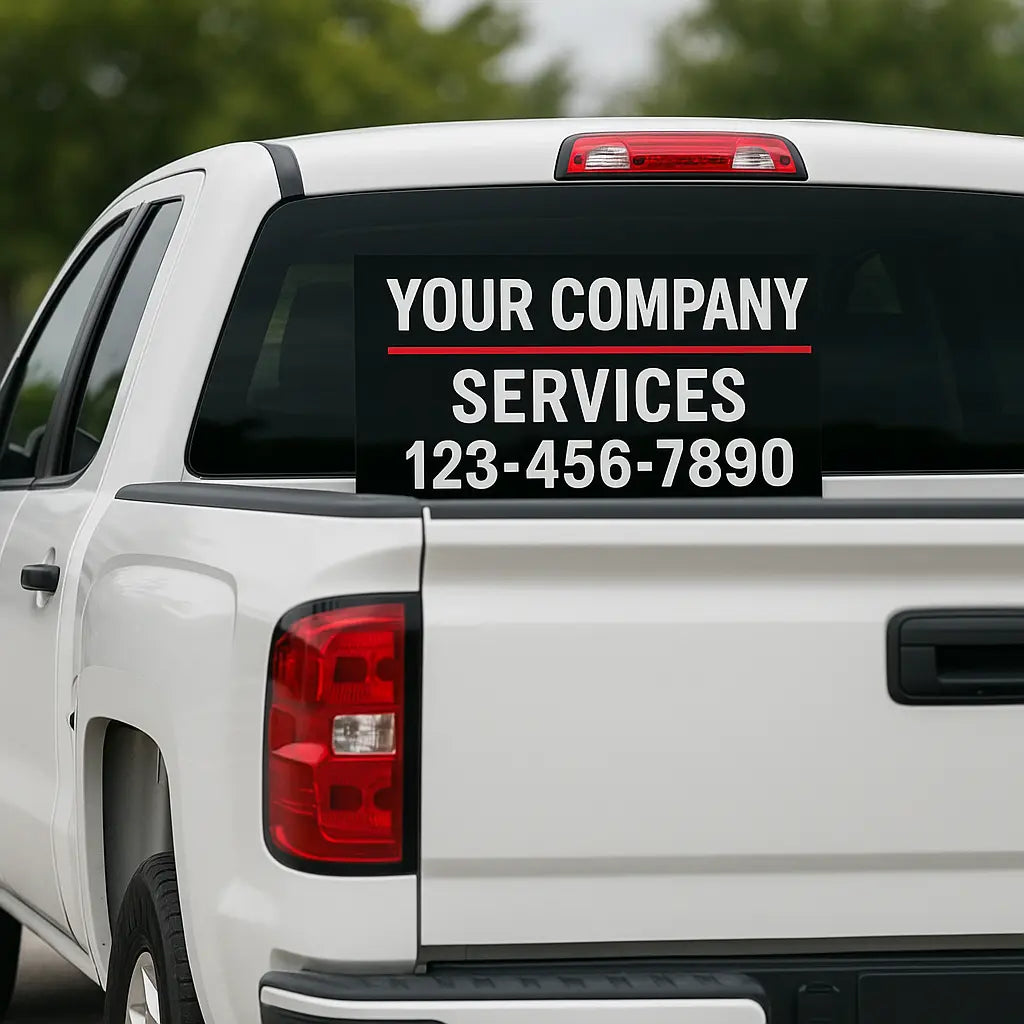 Custom Car Window Decals | Vehicle Graphics | Business Branding Stickers Niagara Stands Out