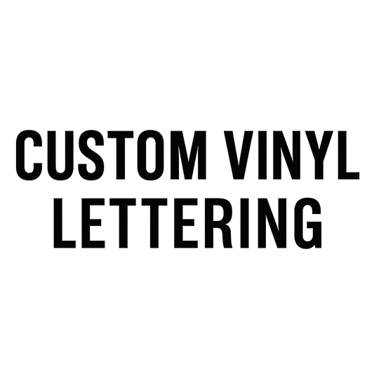 Custom Vinyl Lettering (Single Colour) Niagara Stands Out