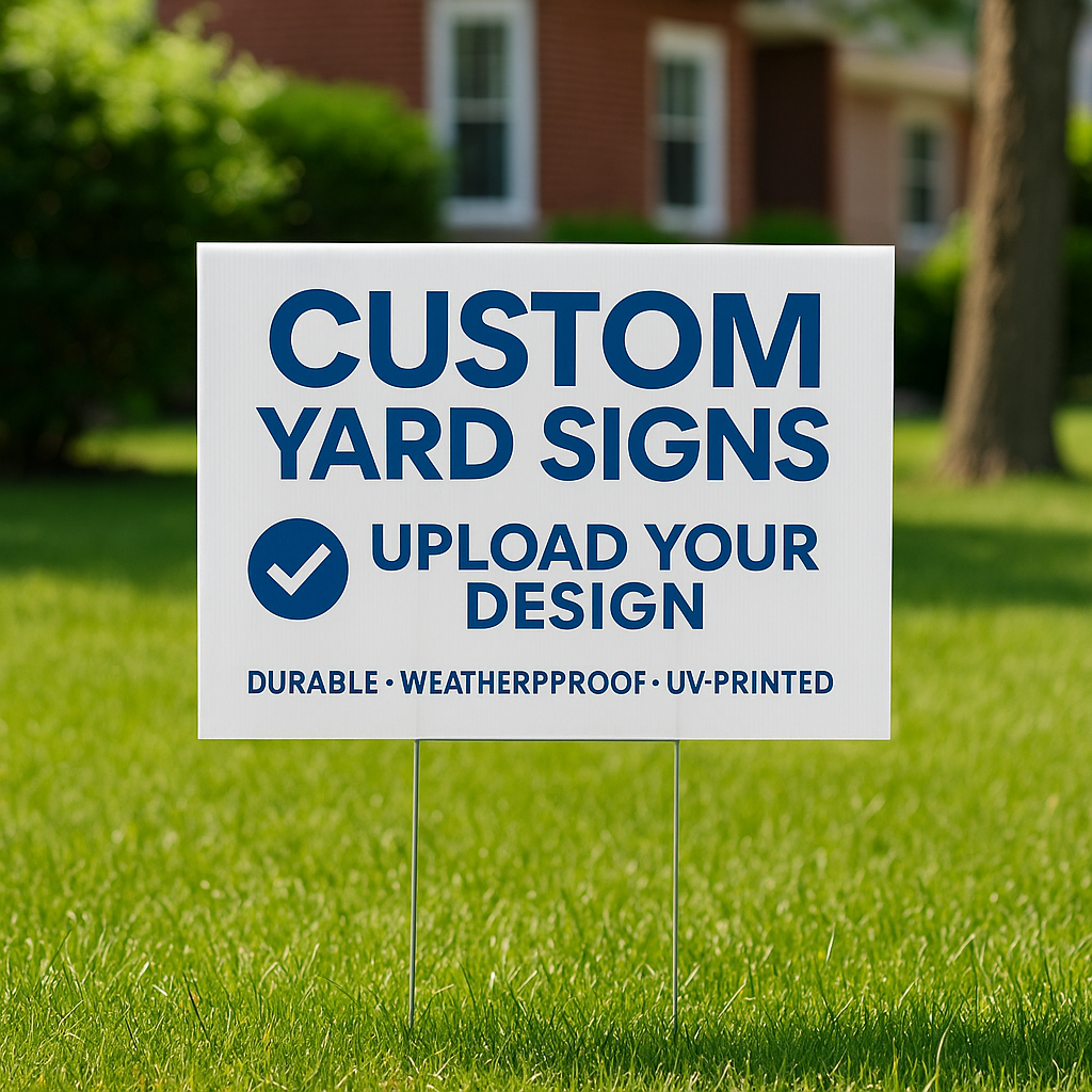 Custom Yard Signs Niagara | Fast 24-Hr Local Printing
