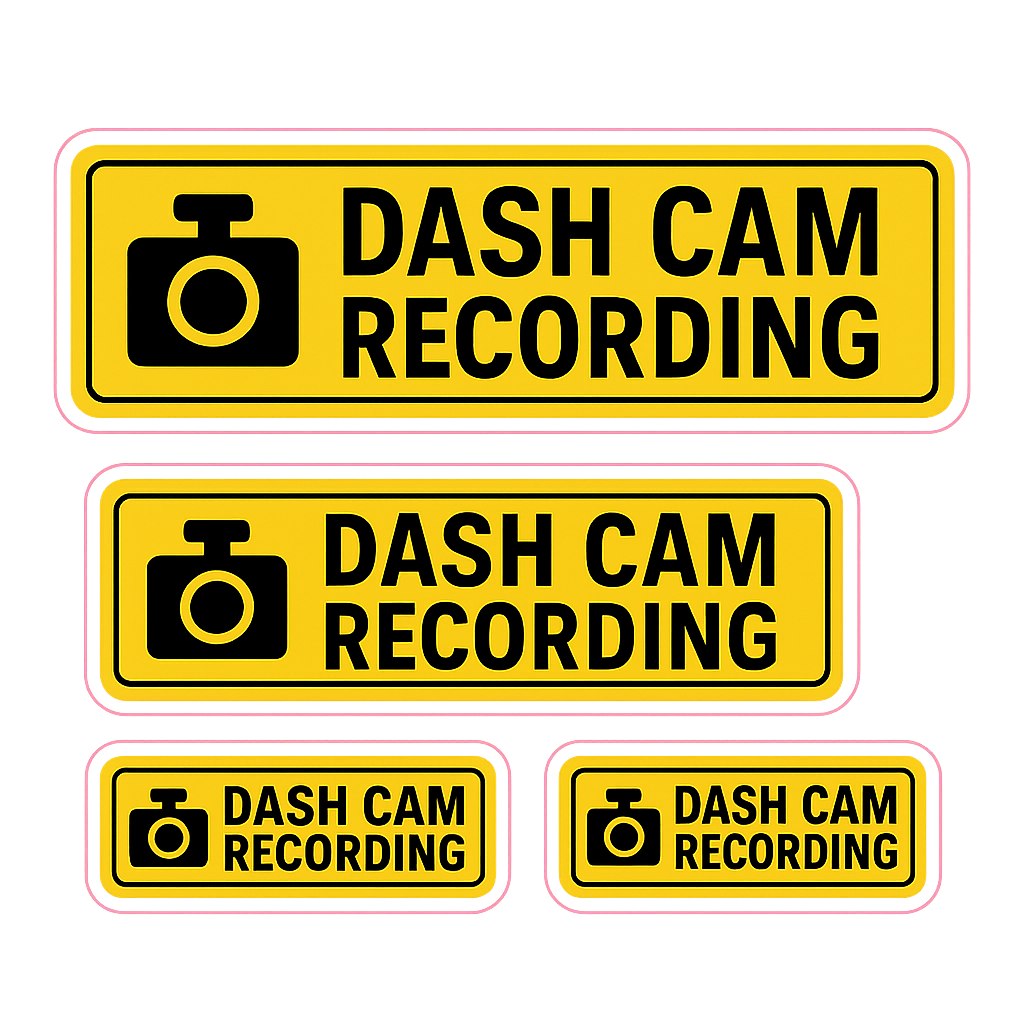 DASH CAM RECORDING – 3-Pack Decals Niagara Stands Out