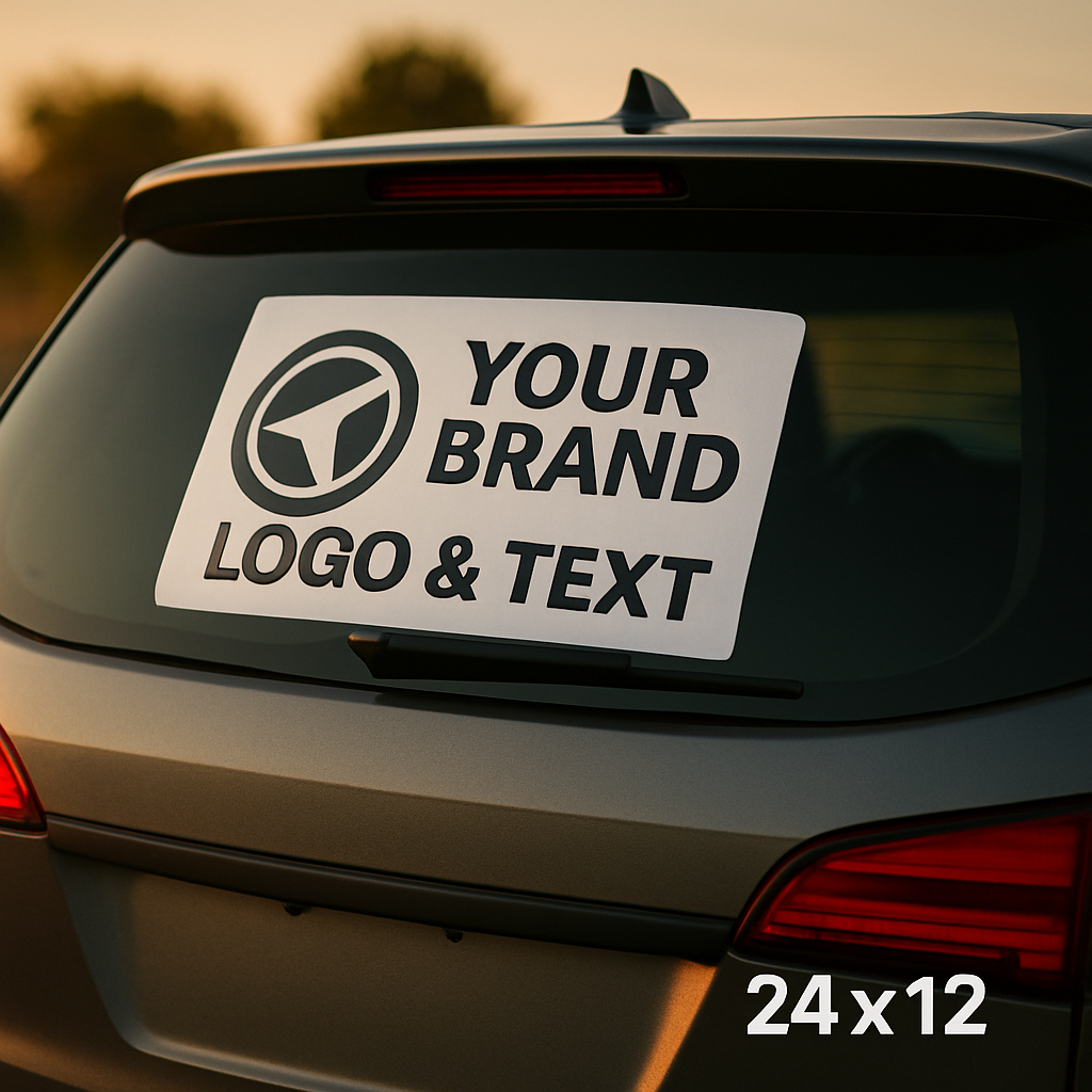 Custom Car & Truck Decal by Size