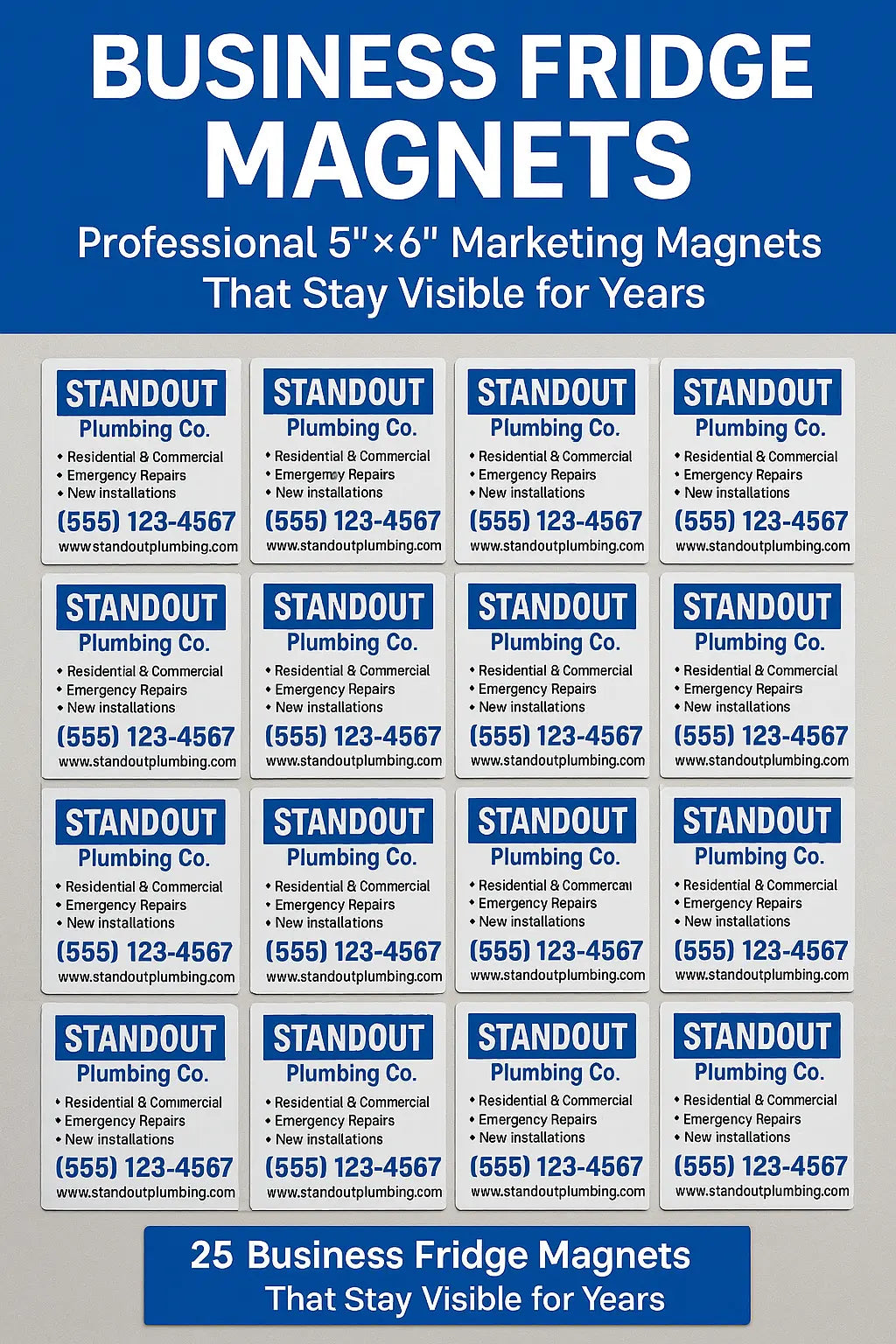 Custom Business Fridge Magnets 5×6 Canada - Professional Marketing That Sticks Around Niagara Stands Out