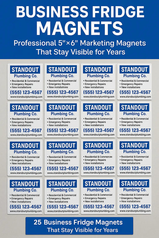 Custom Business Fridge Magnets 5×6 Canada - Professional Marketing That Sticks Around Niagara Stands Out