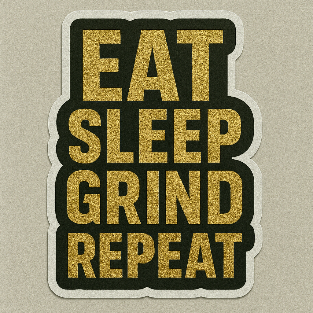 Motivational Bold Phrase motivational sticker