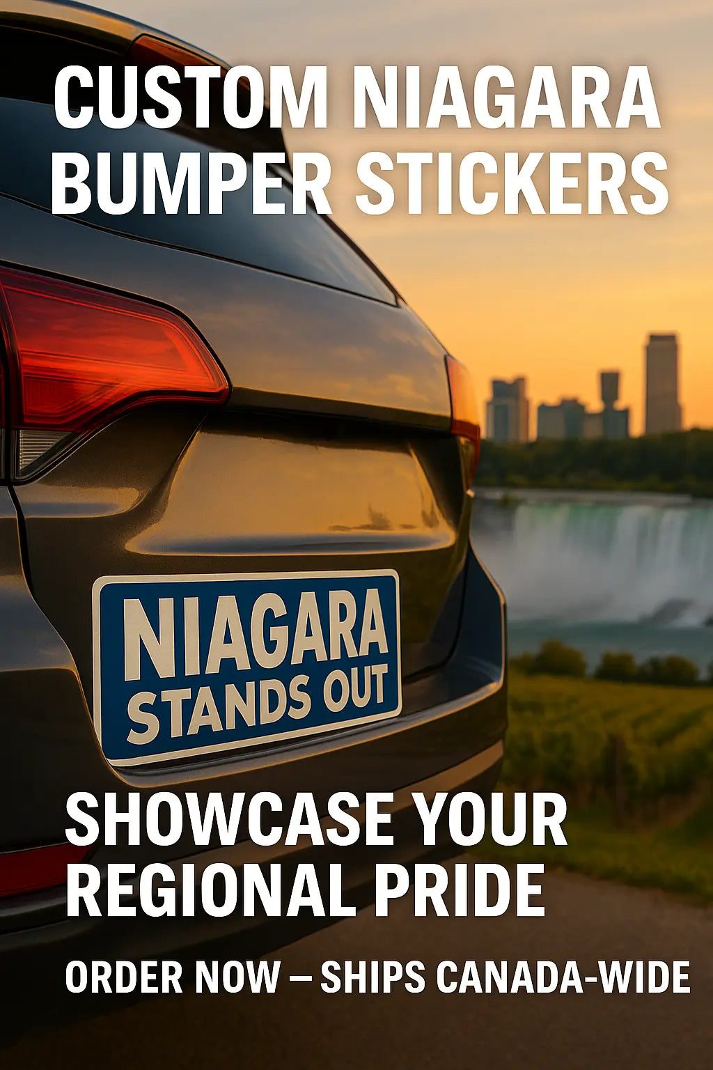 Bumper Stickers Niagara Stands Out