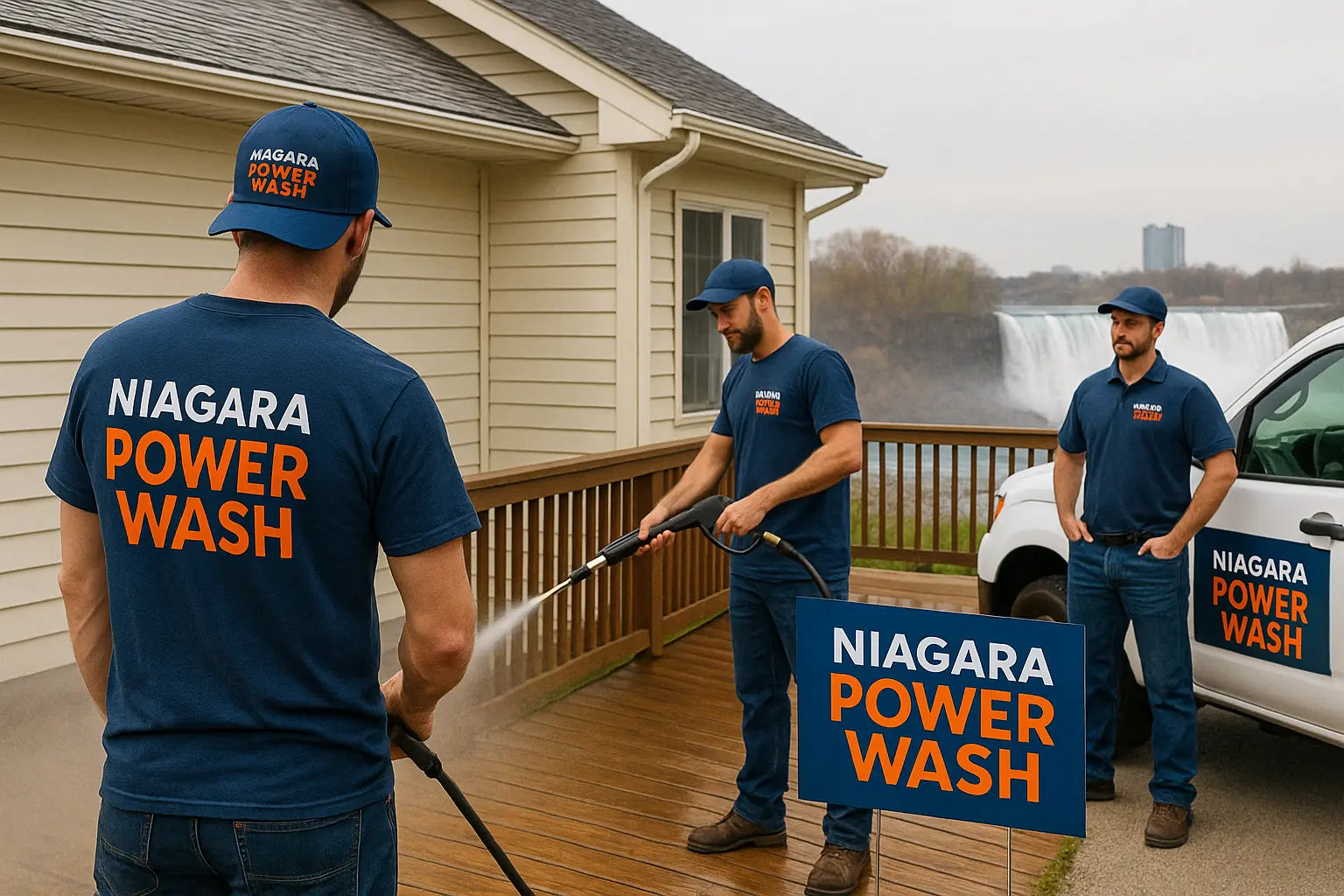 Power Washing Crew Kit - Professional Team Branding | St. Catharines & Welland Niagara Stands Out