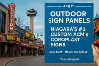 Custom Outdoor Sign Panels – Pickup or Install in Niagara