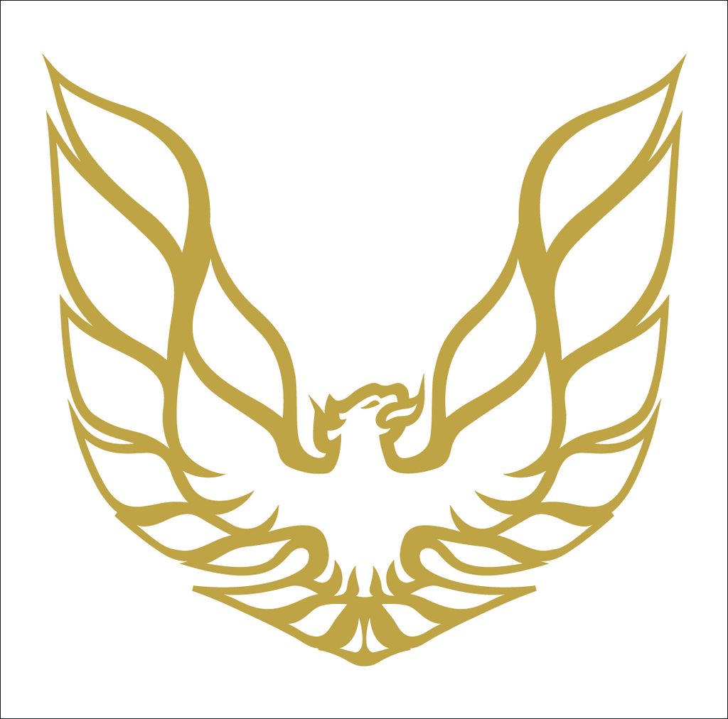 18 Inch Screaming Chicken Decal - Large Trans Am Hood Bird | Standard Phoenix Size Niagara Stands Out