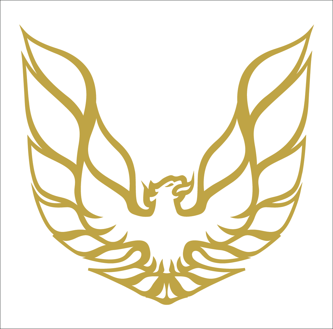 18 Inch Screaming Chicken Decal - Large Trans Am Hood Bird | Standard Phoenix Size Niagara Stands Out