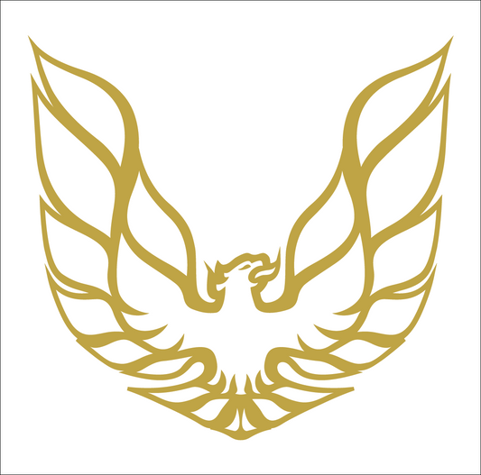 18 Inch Screaming Chicken Decal - Large Trans Am Hood Bird | Standard Phoenix Size Niagara Stands Out
