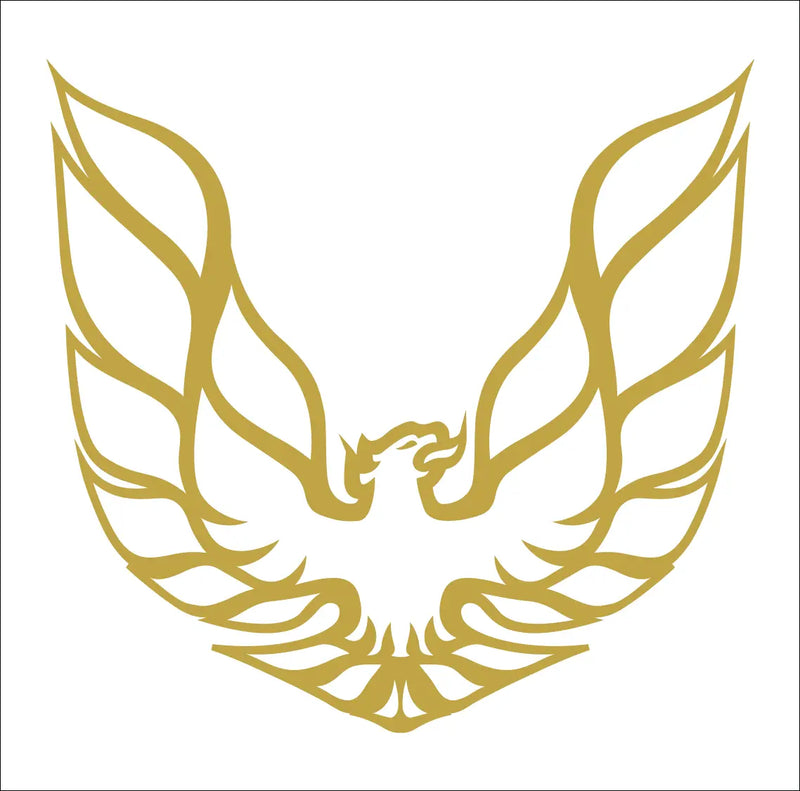 Screaming Chicken Decal 6 Inch - Compact Firebird Phoenix Sticker