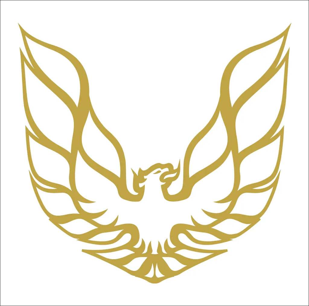 Screaming Chicken Decal 6 Inch - Compact Firebird Phoenix Sticker Niagara Stands Out