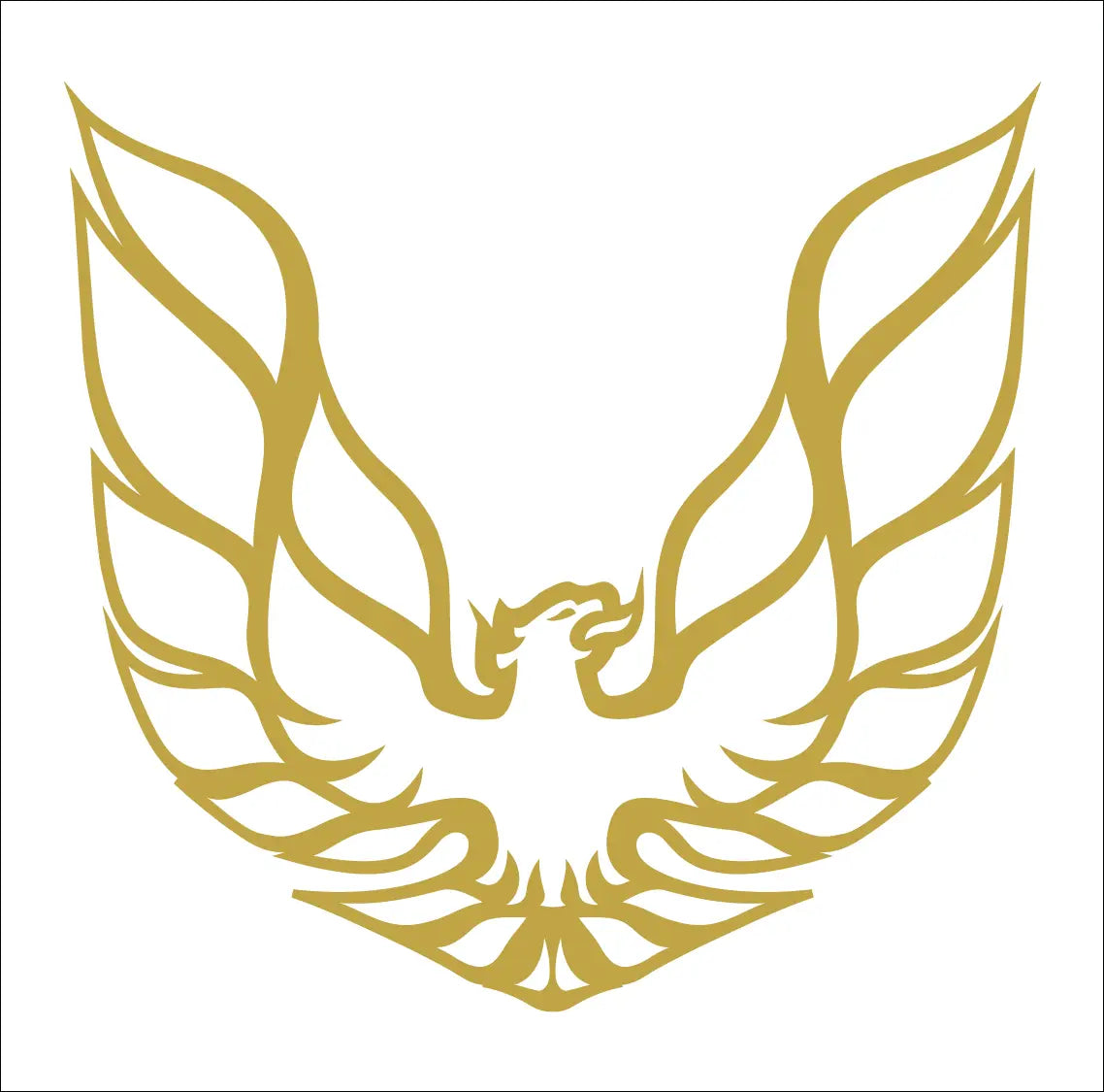 Screaming Chicken Decal 6 Inch - Compact Firebird Phoenix Sticker Niagara Stands Out