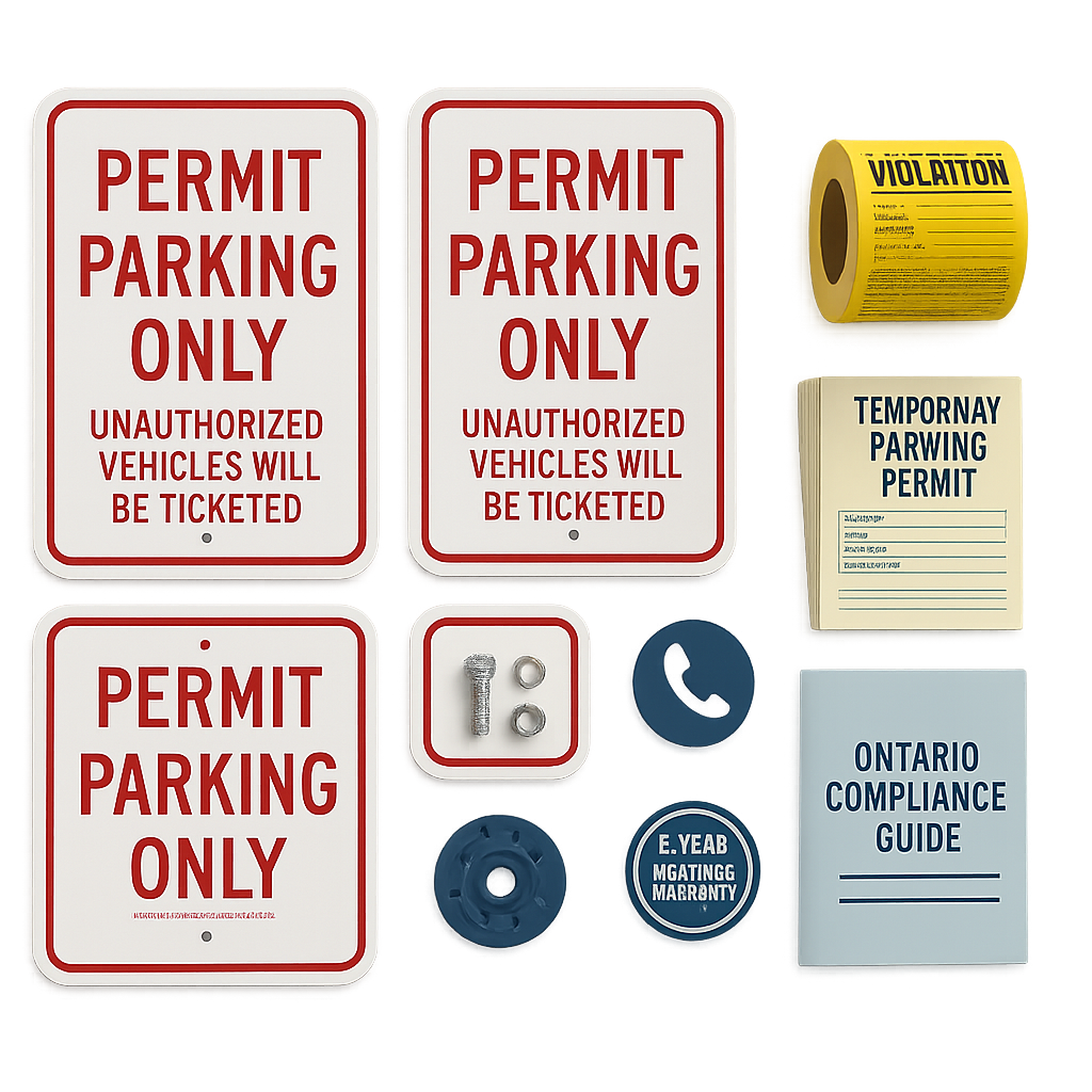Professional Parking Control Suite - Private Lot Signs & Enforcement | Niagara Niagara Stands Out