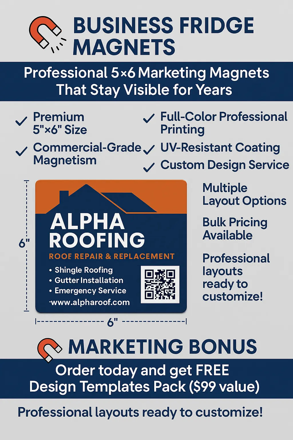 Custom Fridge Magnets for Business Marketing | Bulk Order Promotional Magnets Niagara Stands Out