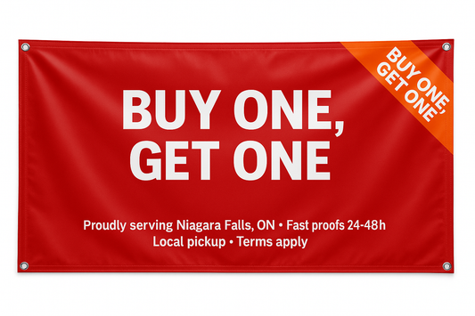 13oz Heavy Duty Vinyl Banners - 8400 Daily Impressions | Windproof 120km/h | 3 Year Warranty