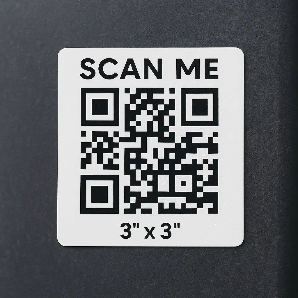 QR Code Stickers | Contactless Payment & Menu Solutions | Restaurant QR Codes Niagara Stands Out