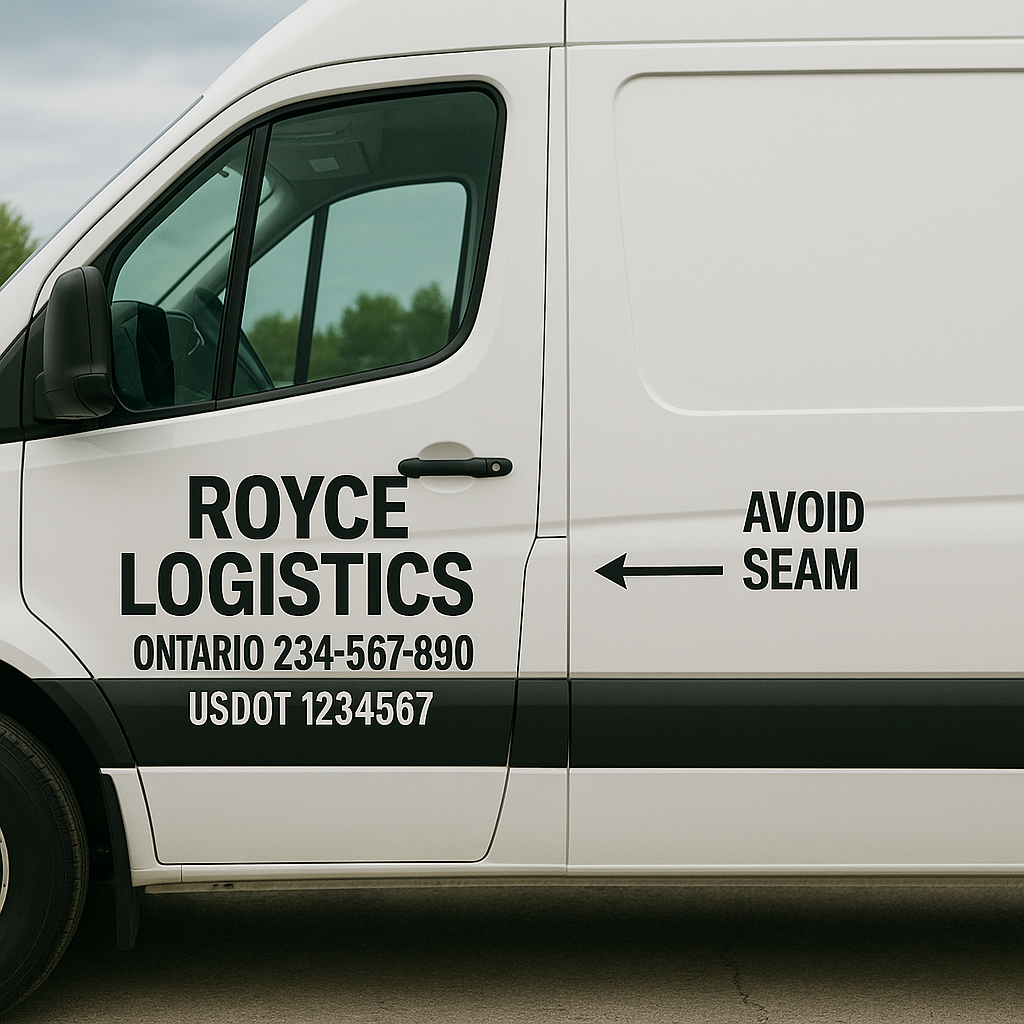 CVOR & Truck Numbers — Ontario & USDOT Door Decals Niagara Stands Out
