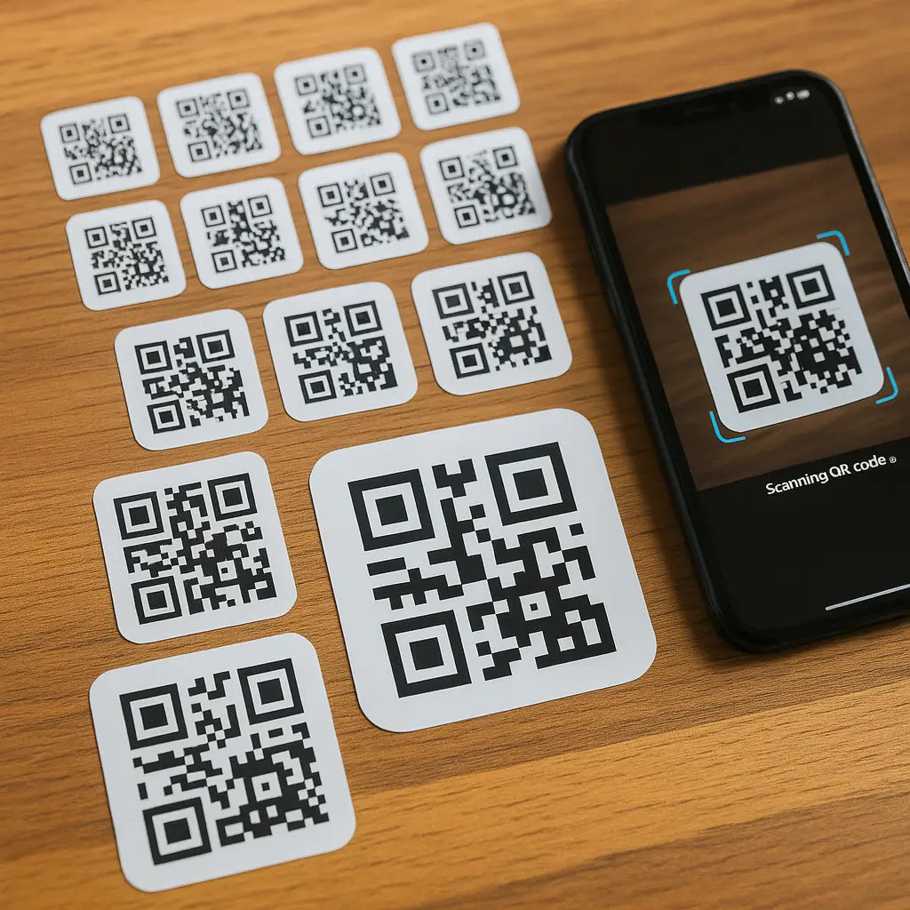 QR Code Stickers | Contactless Payment & Menu Solutions | Restaurant QR Codes Niagara Stands Out