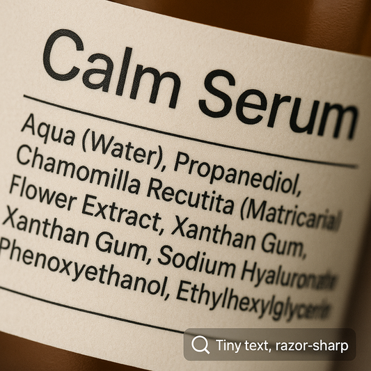 Cosmetic Labels — 1.5" × 6" Wrap Matte BOPP Oil-Resistant | Niagara Stands Out Niagara Stands Out