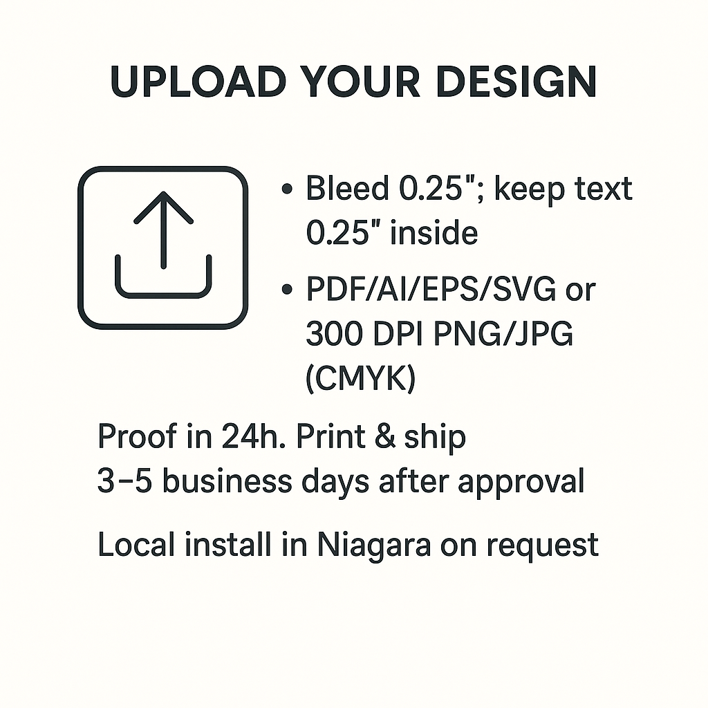 Custom Golf Cart Decal Kits - Professional Vinyl Graphics Canada Niagara Stands Out