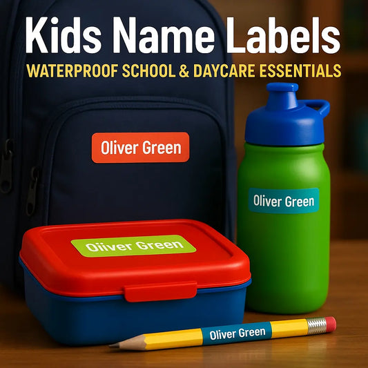 Kids Name Labels | Waterproof School Labels | Dishwasher Safe Name Stickers Niagara Stands Out