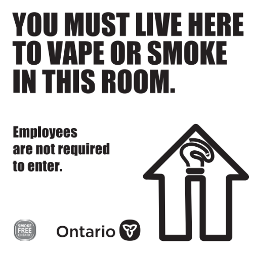 Ontario SFOA No Smoking & No Vaping Signs | Compliant Entrance & Washroom Signage Packs Niagara Stands Out