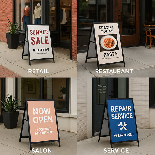 A-Frame Sidewalk Sign 24×36 (2 Inserts) Niagara Stands Out