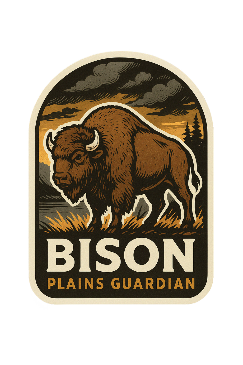 Bison Canada Wildlife Sticker – Niagara Stands Out