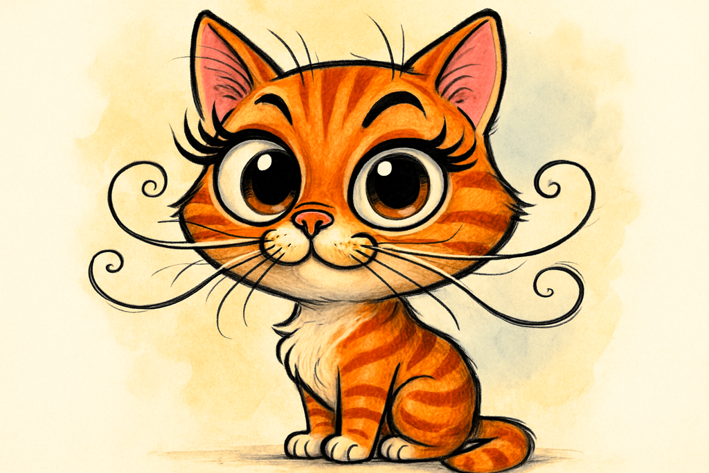 Caricature OF A CAT 