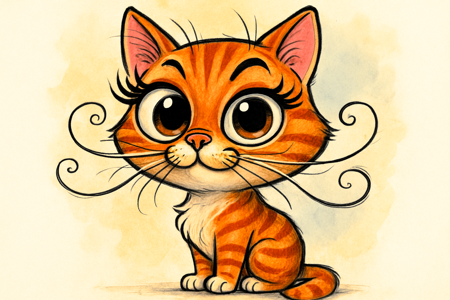Caricature OF A CAT 