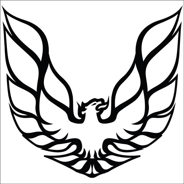 18 Inch Screaming Chicken Decal - Large Trans Am Hood Bird | Standard Phoenix Size Niagara Stands Out