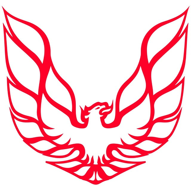 18 Inch Screaming Chicken Decal - Large Trans Am Hood Bird | Standard Phoenix Size Niagara Stands Out