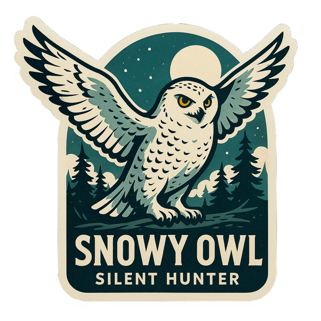 Snowy Owl Canada Wildlife Sticker – Niagara Stands Out